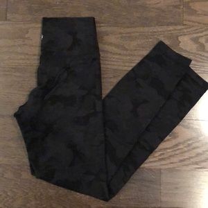 Lululemon Black Camo Leggings